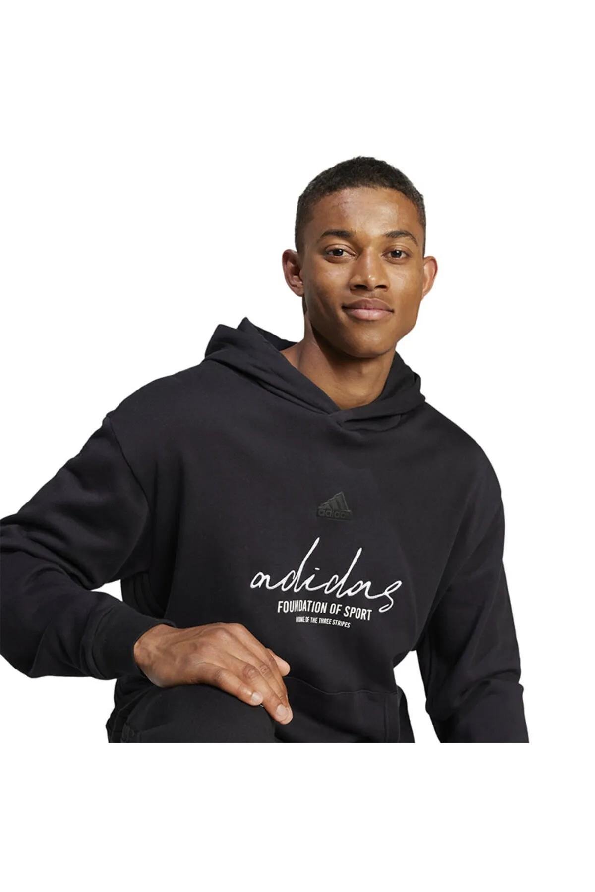 Adidas IW3533 Bl Ft Hd Q3 Erkek Sweatshirt