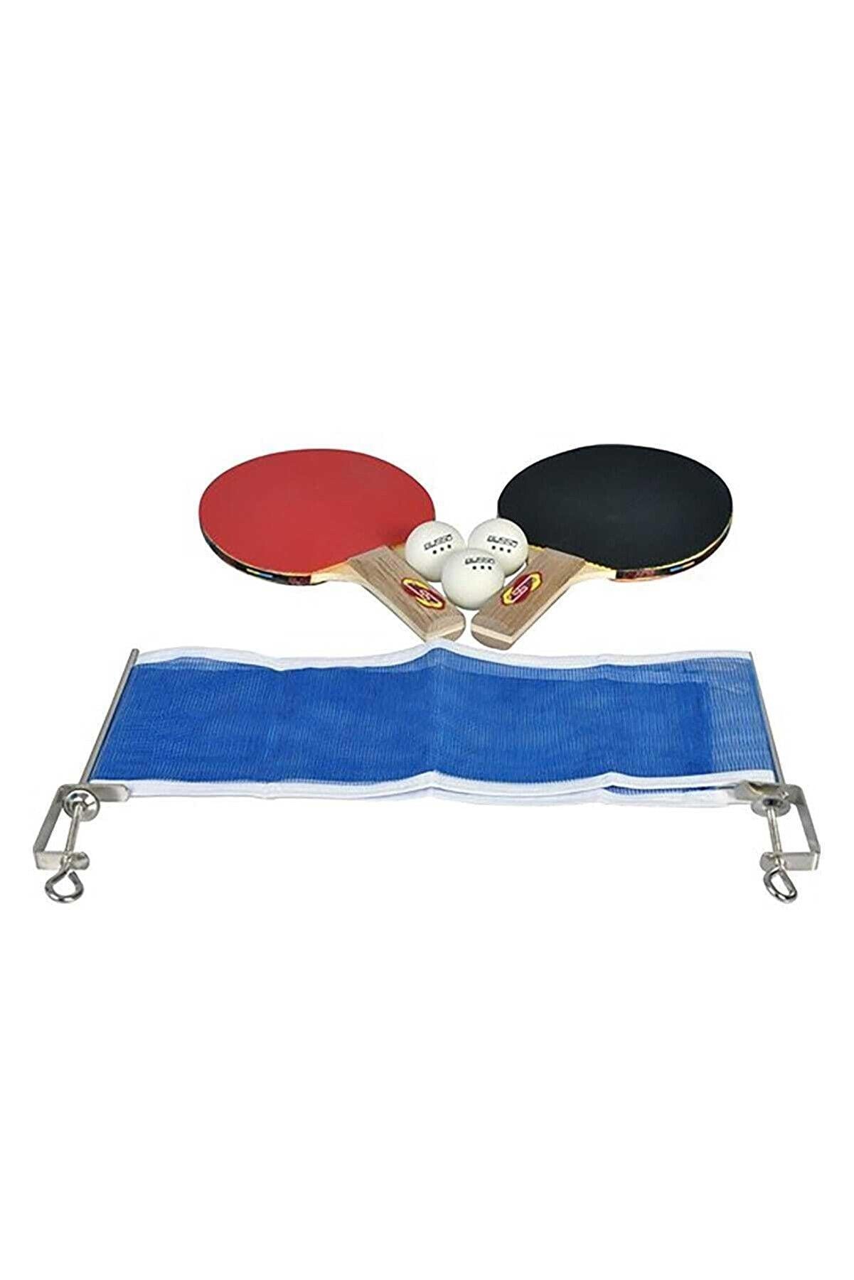 Busso BS-08110 Atlantıs Unisex Masa Tenis 2 Raket + 3 Top + Ağdemir Set