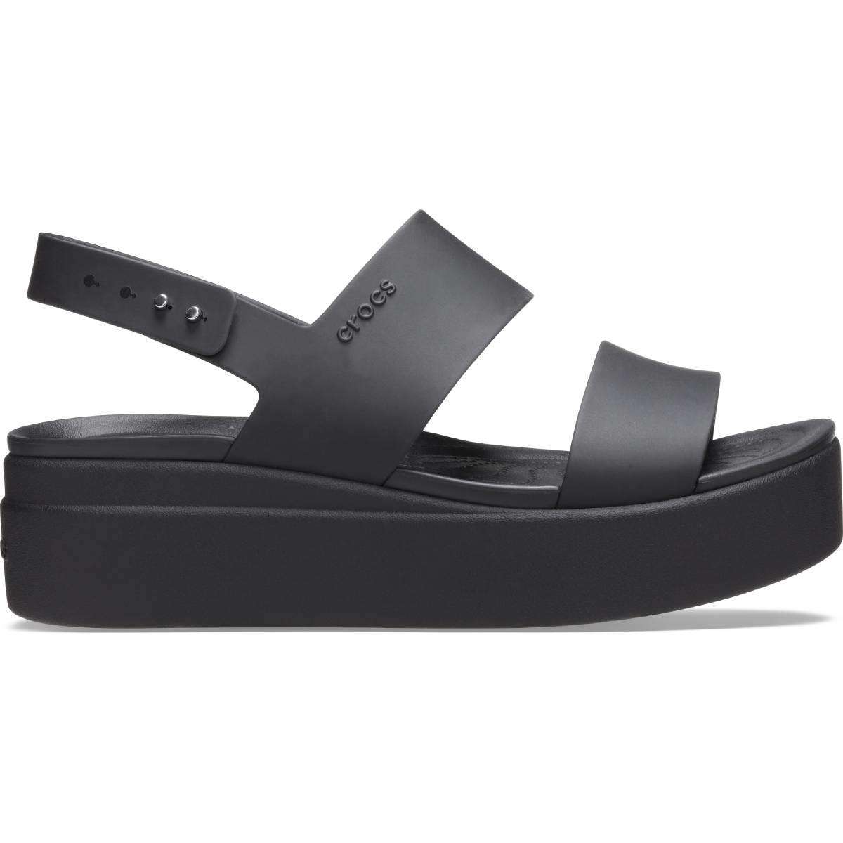 Crocs 206453-060 Brooklyn Low Wedge Kadın Sandalet