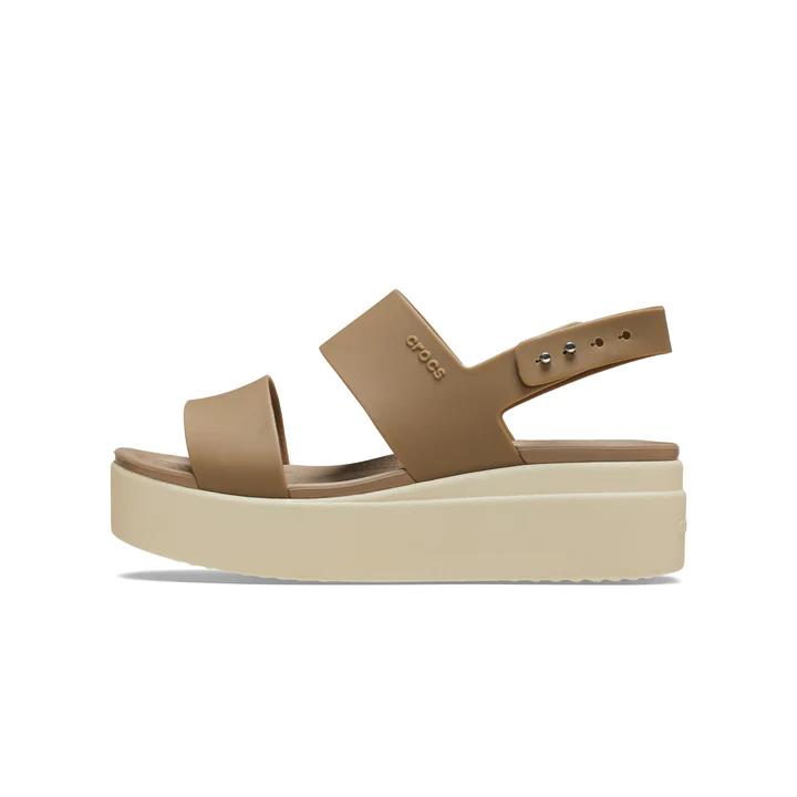 Crocs 206453-2YI Brooklyn Low Wedge Kadın Sandalet