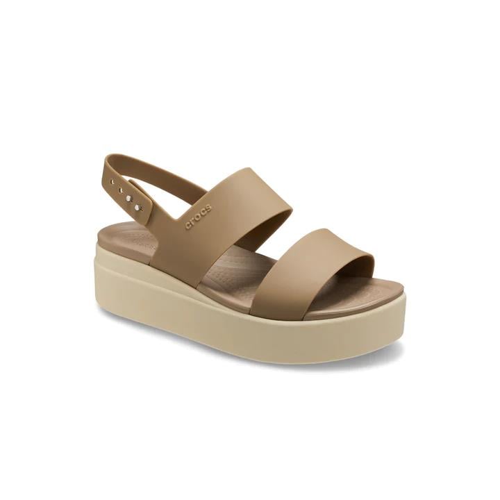 Crocs 206453-2YI Brooklyn Low Wedge Kadın Sandalet