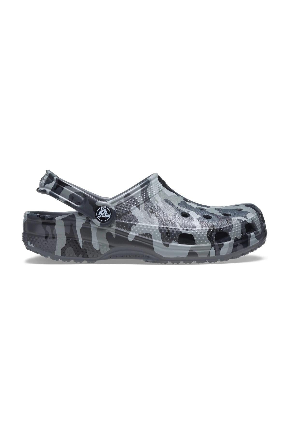 Crocs 206454-0IE Classic Printed Camo Clog Unisex Sandalet