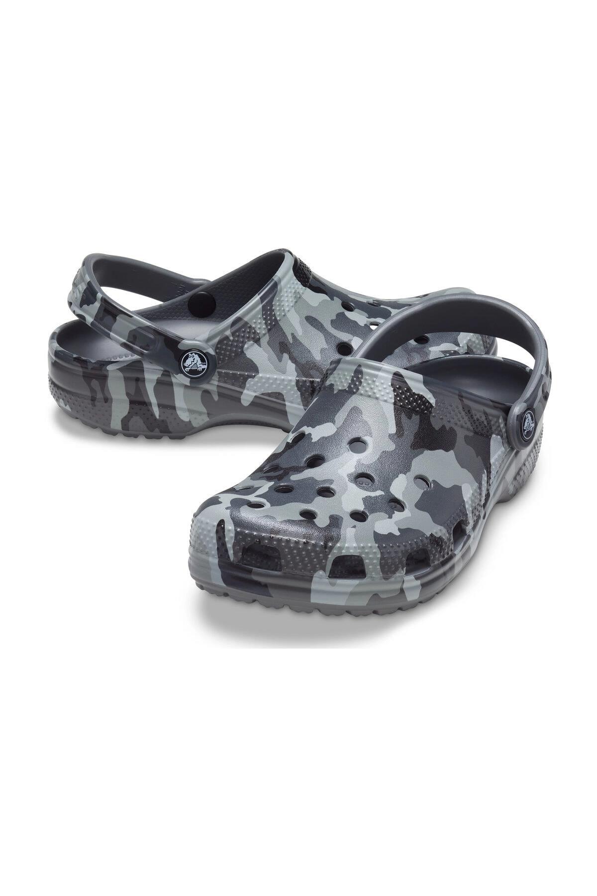 Crocs 206454-0IE Classic Printed Camo Clog Unisex Sandalet