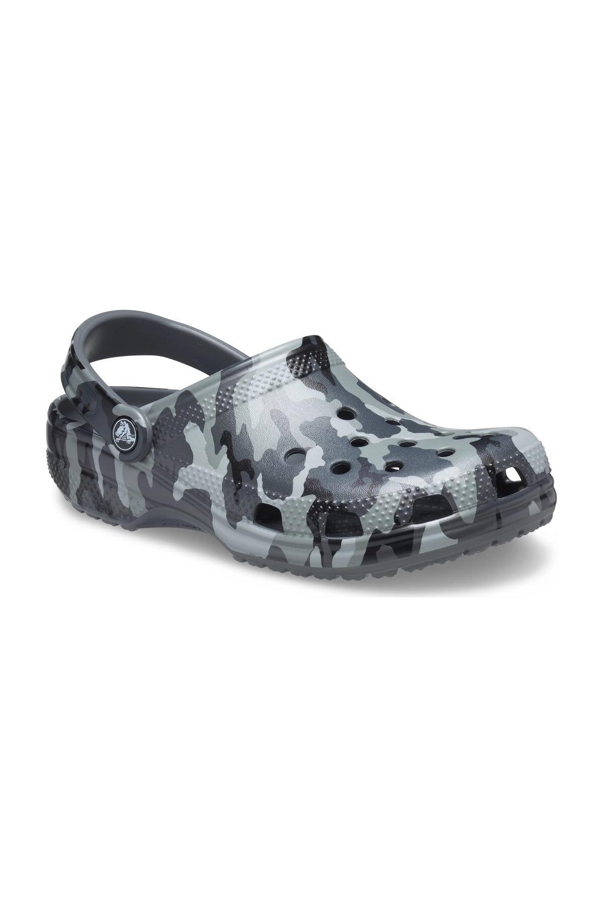 Crocs 206454-0IE Classic Printed Camo Clog Unisex Sandalet