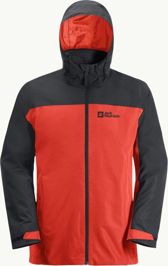 Jack Wolfskin 1115311-2193 Taubenberg 3IN1 Jkt M Erkek Outdoor Mont