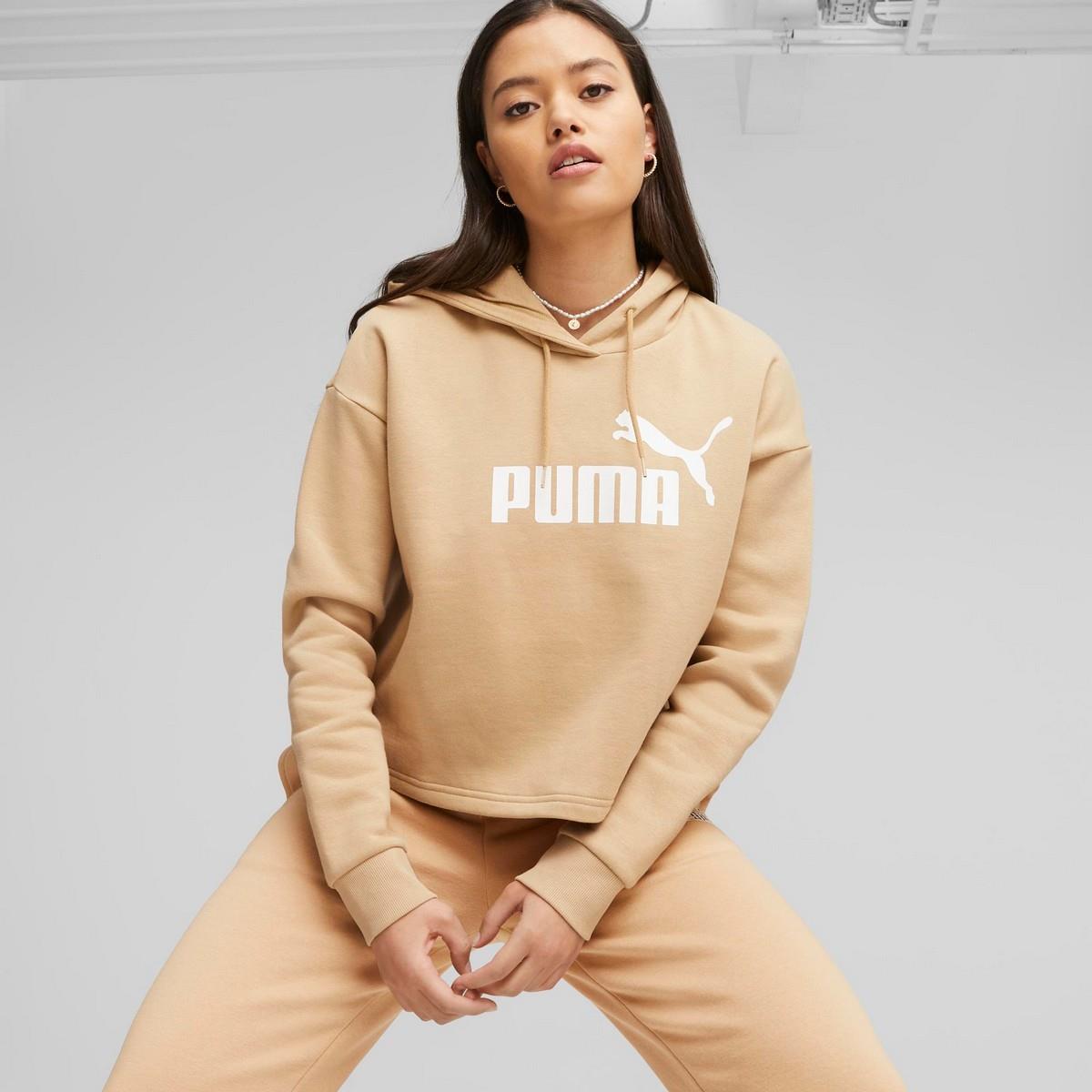 Puma 58686984 Ess Cropped Logo Hoodie Fl Kadın Sweatshirt