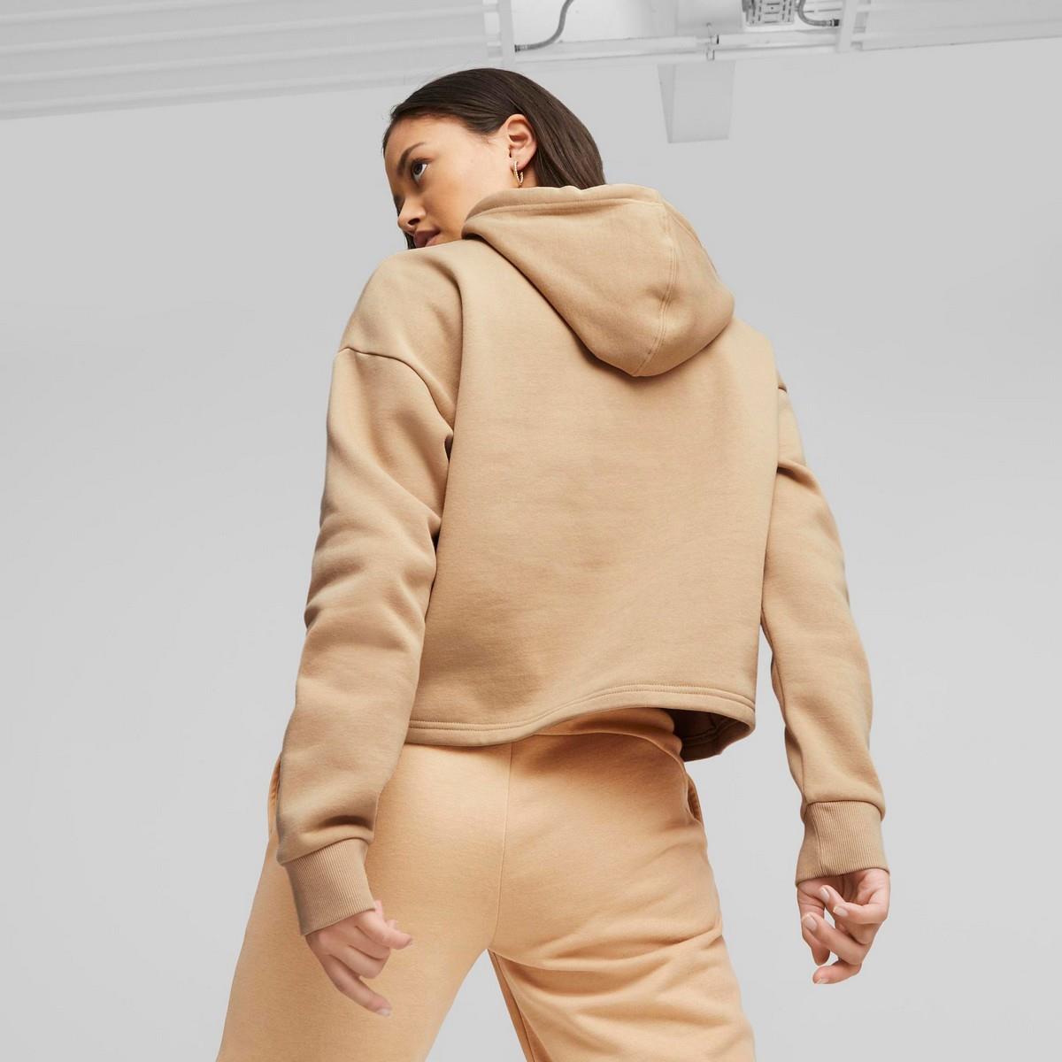 Puma 58686984 Ess Cropped Logo Hoodie Fl Kadın Sweatshirt