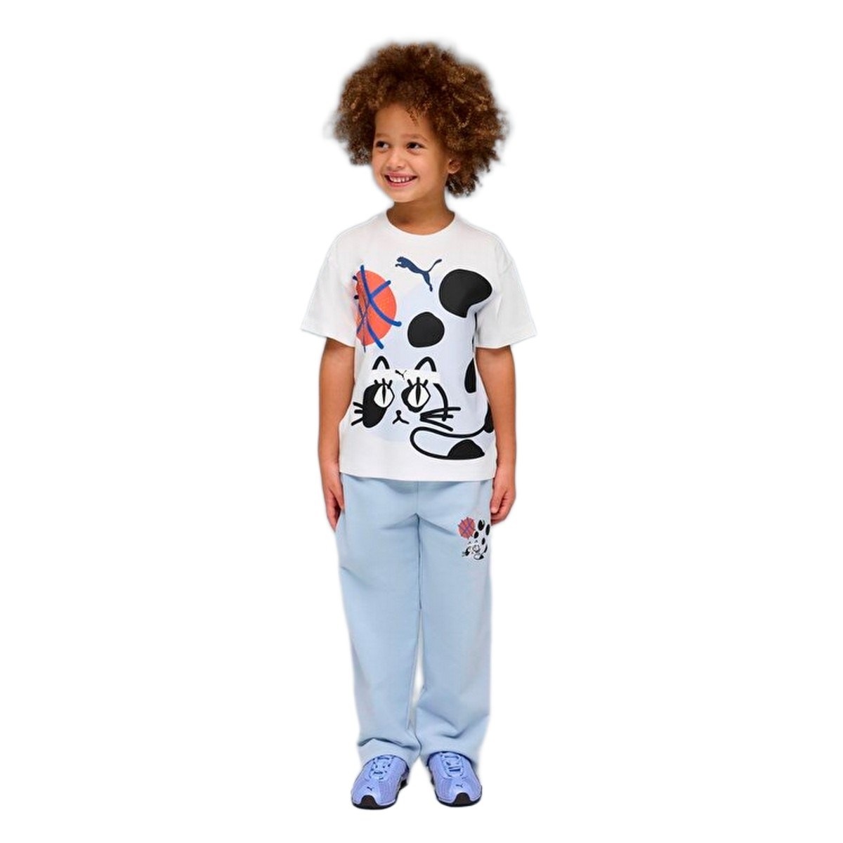Puma 63454902 Sporty Cats Graphic Unisex Çocuk Tişört