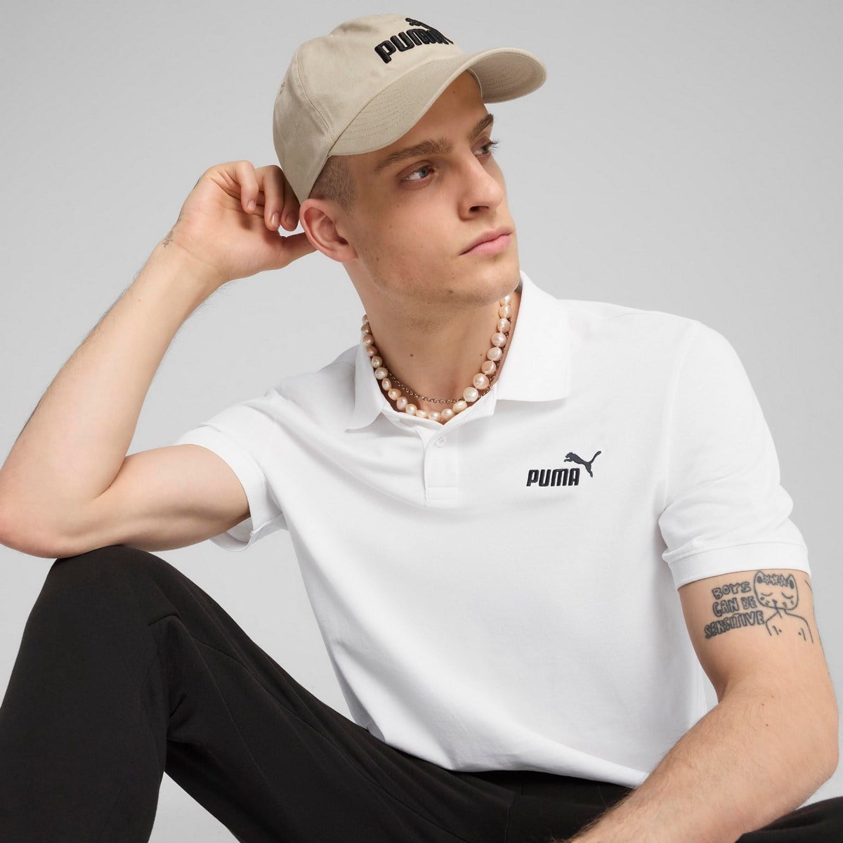 Puma 68255202 Ess No. 1 Logo Pique Polo Erkek Polo Tişört