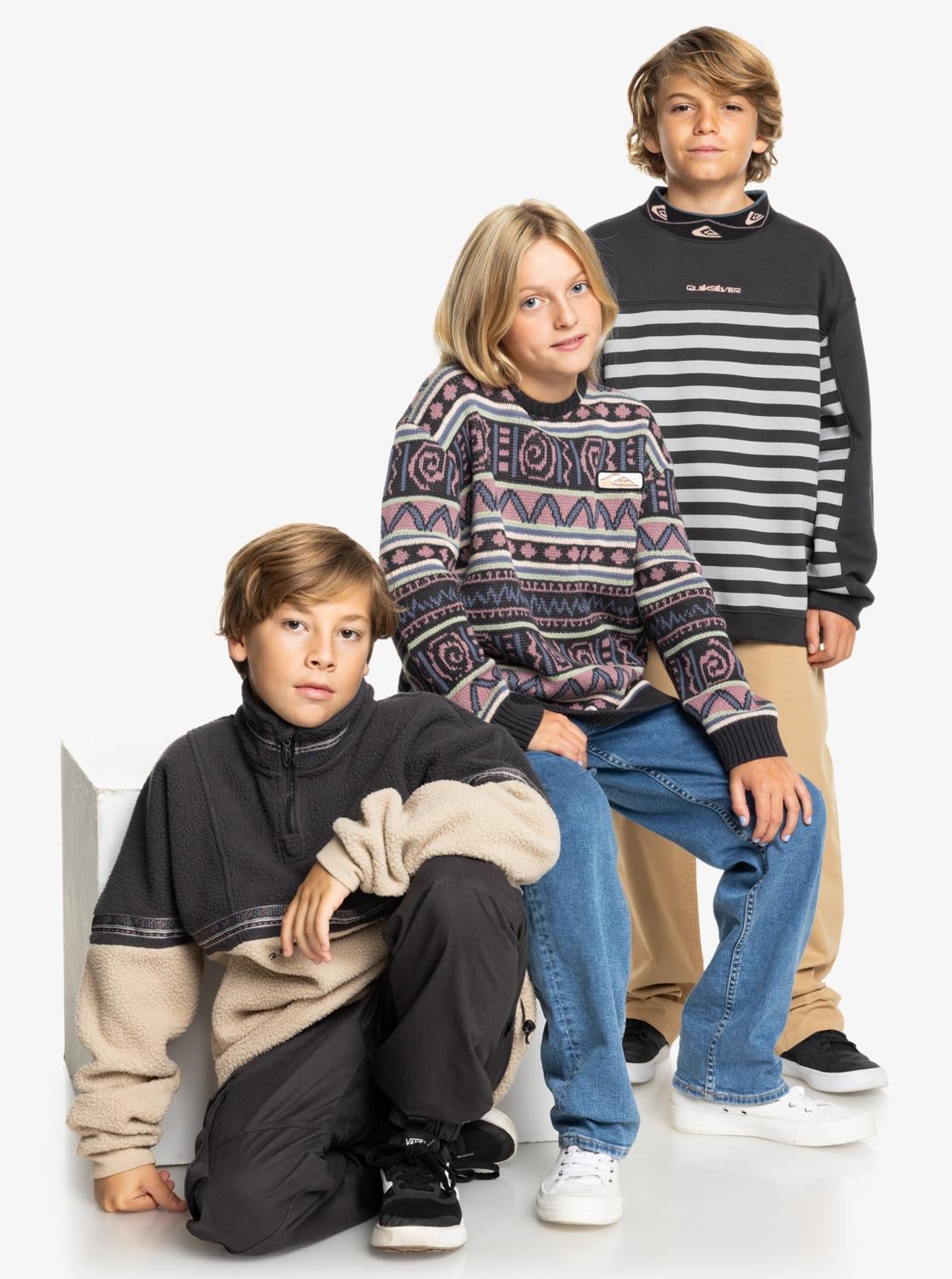 Quiksilver EQBFT03893-12814 Dease Lake Erkek Çocuk Sweatshirt