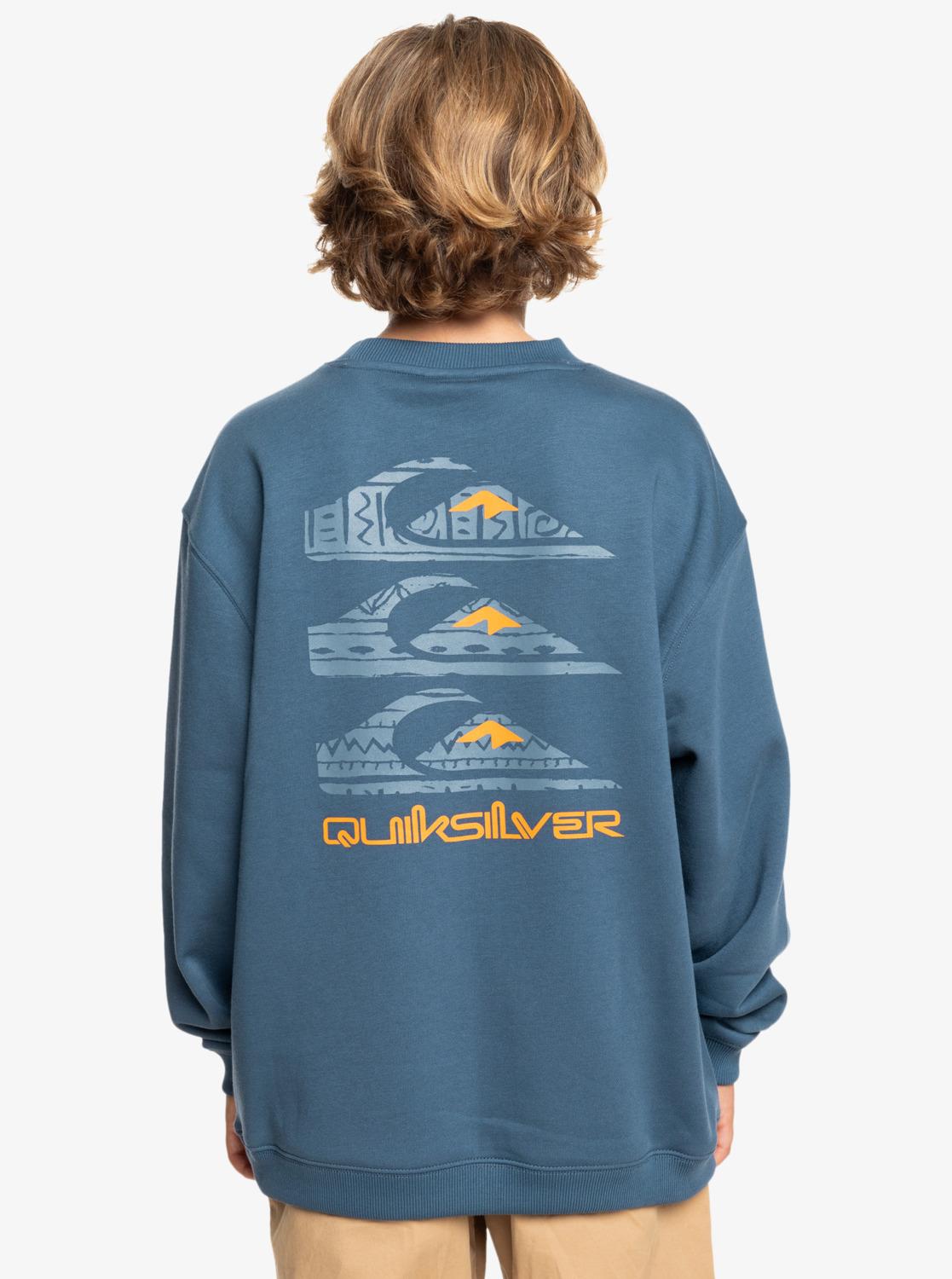 Quiksilver EQBFT03908-18314 Screen Crew Erkek Çocuk Sweatshirt