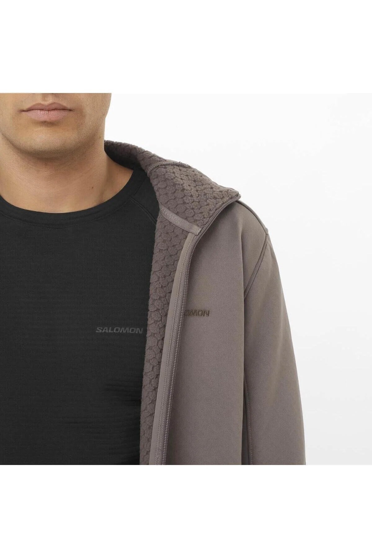 Salomon LC2608700 Outline Warm Fleece Fz M Erkek Polar
