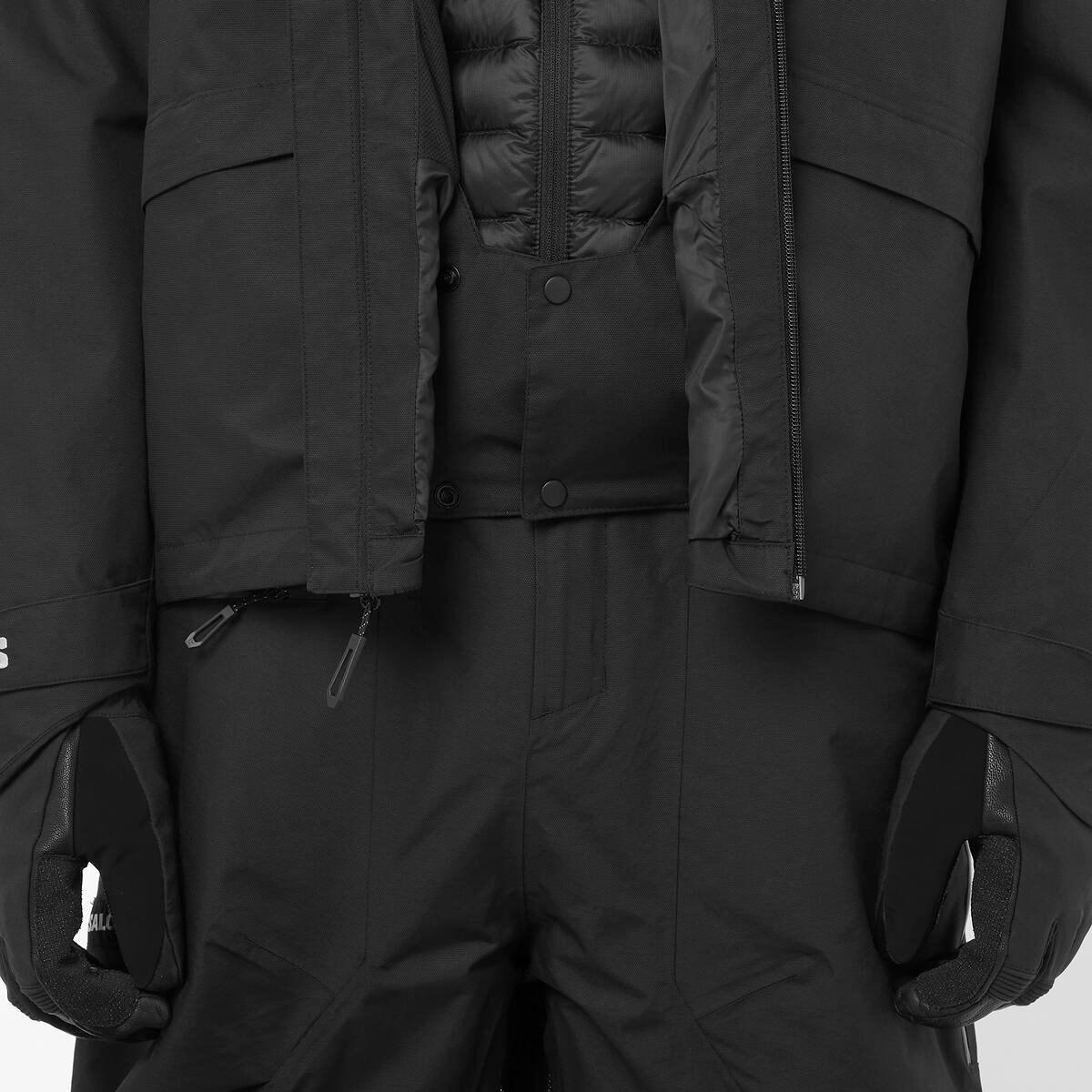 Salomon LC2652400 Venom Full Zip M Erkek Kayak Montu