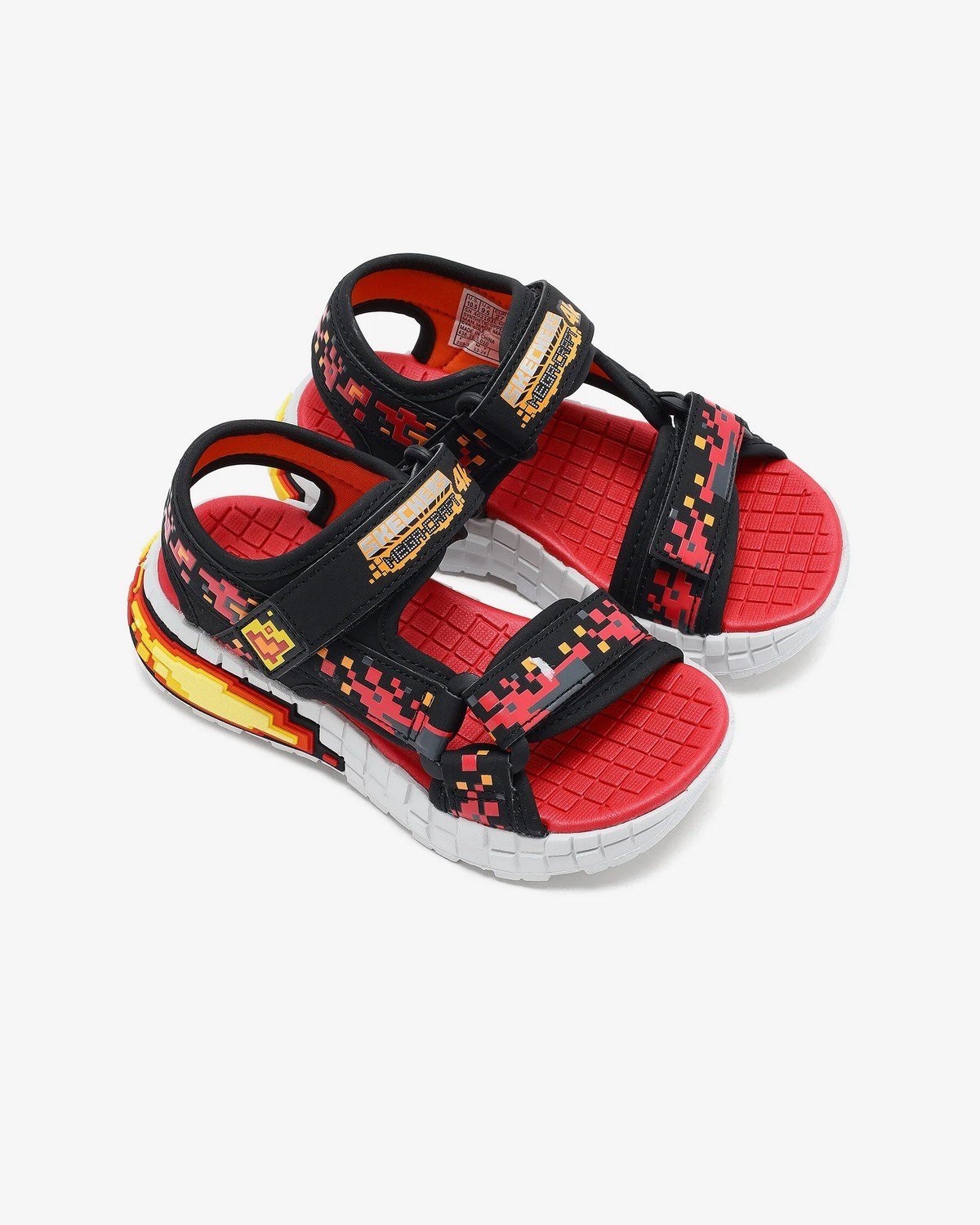 Skechers 402161L BKRD Megasplash 4K Erkek Çocuk Sandalet