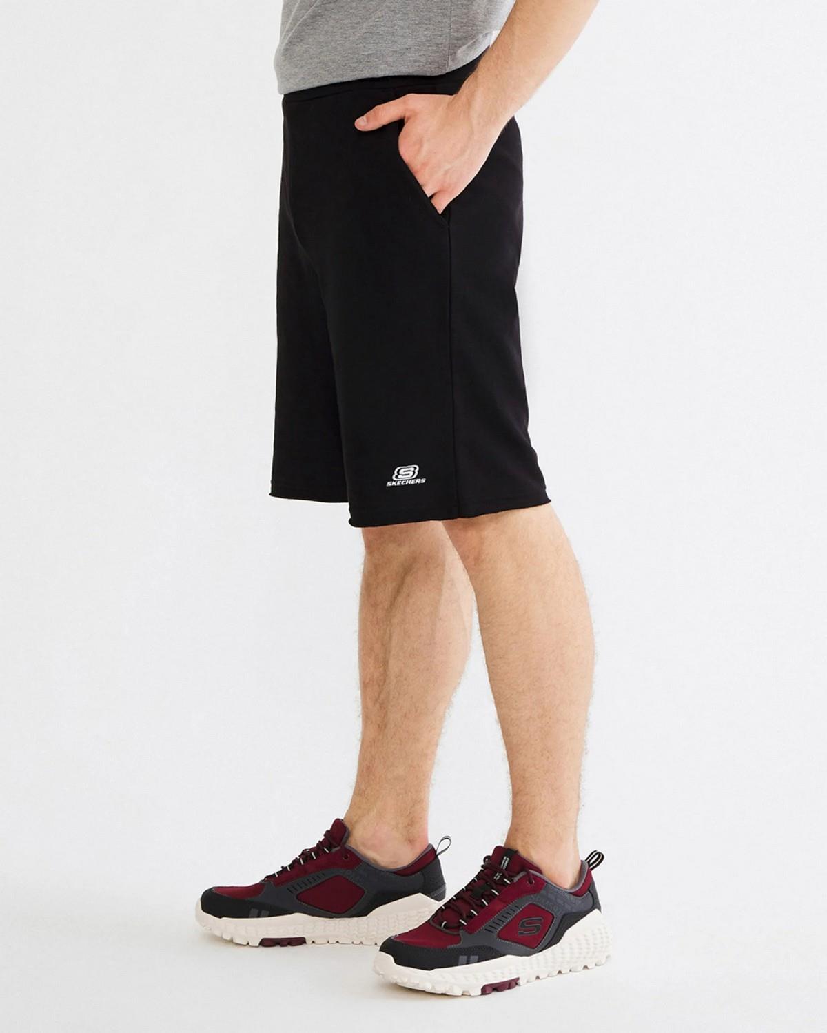 Skechers S201013-001 Lightweight Fleece M Raw Edge Erkek Şort