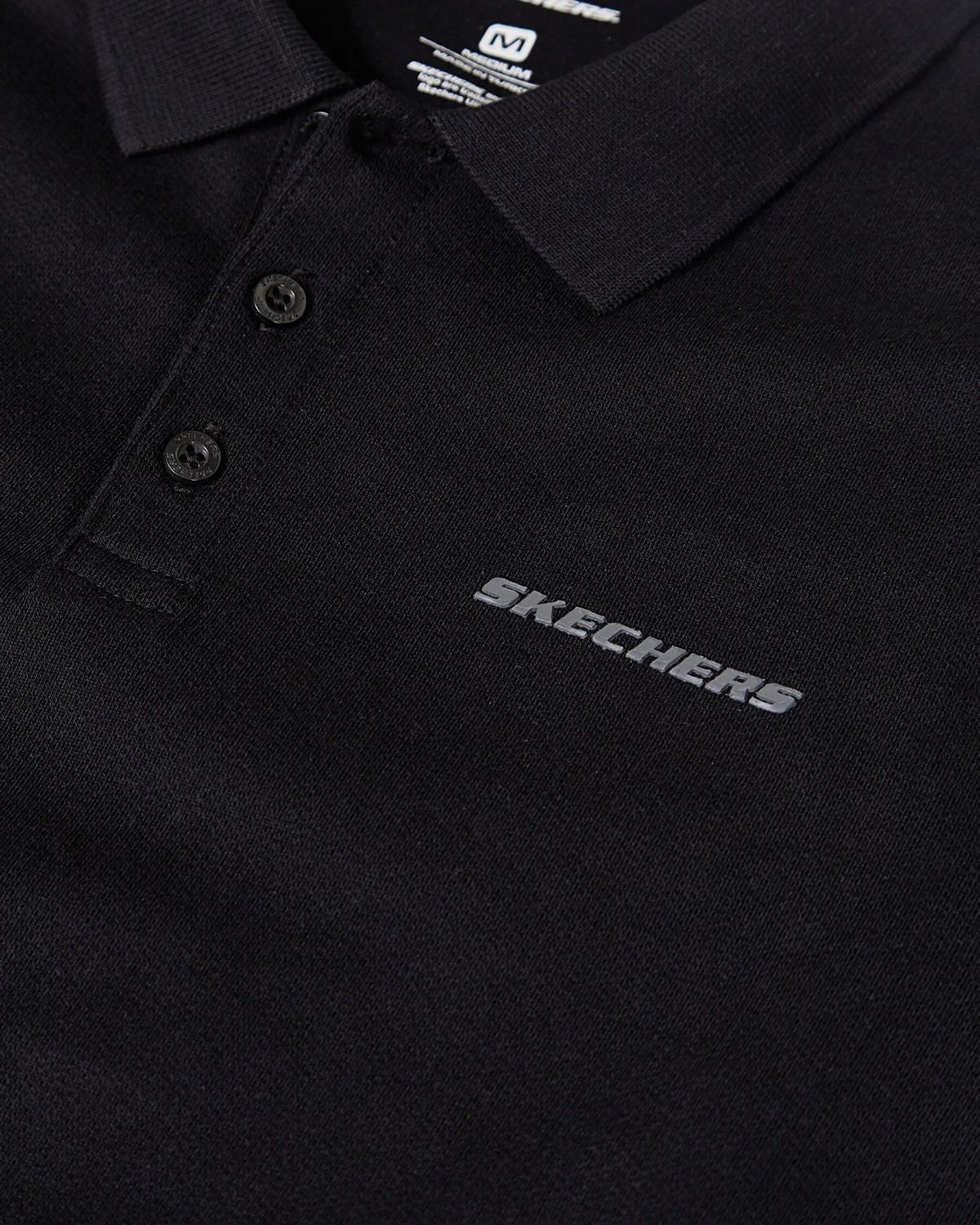 Skechers S211800-001 M Sleeve Erkek Polo Tişört