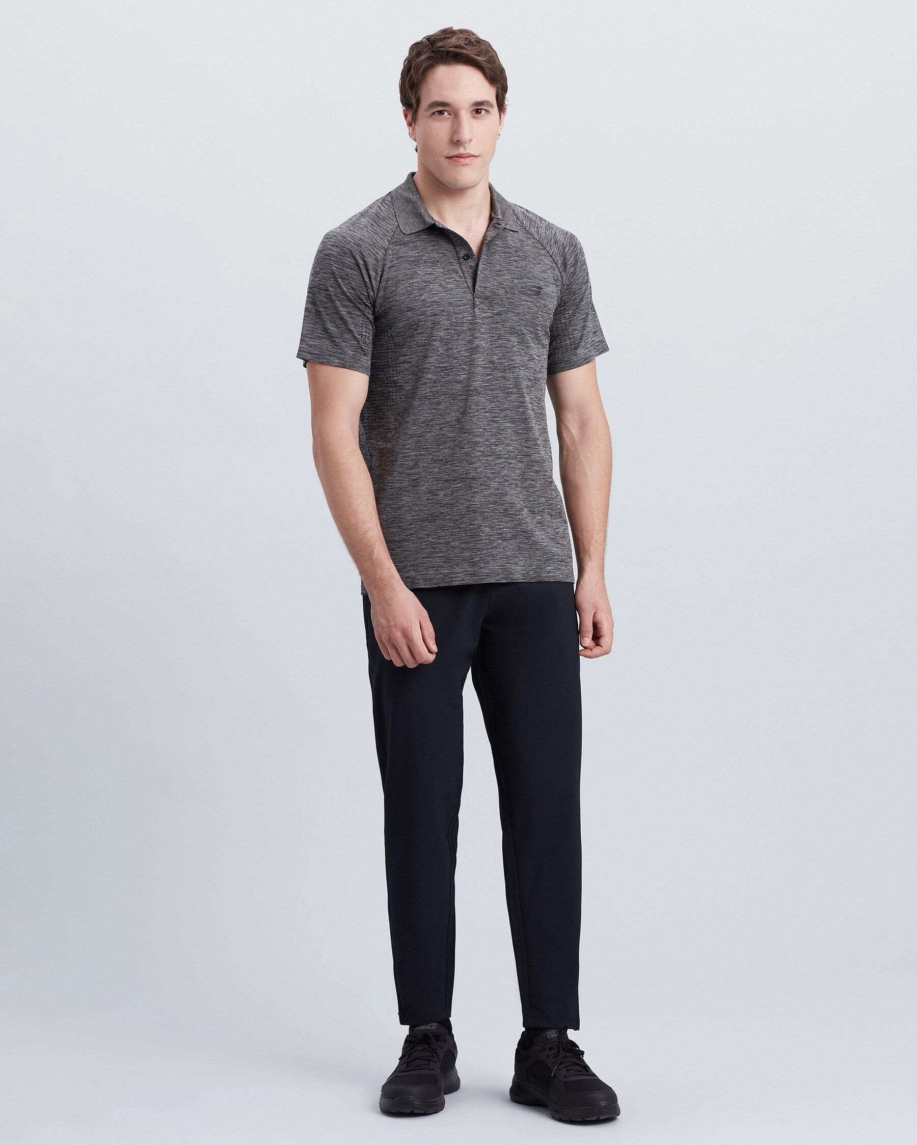 Skechers S212170-036 M Seamless Polo T-Shirt Erkek T-Shirt