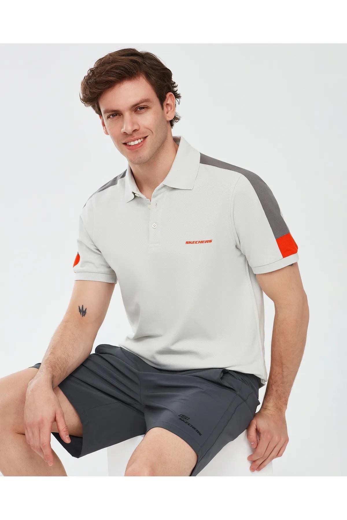 Skechers S221047-035 Shirt M Sleeve Erkek Polo Tişört