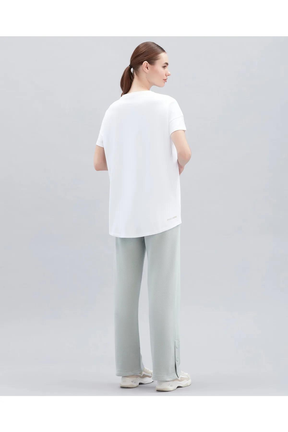 Skechers S221482-102 W Performance Tops Crew Neck Kadın Spor Tişört
