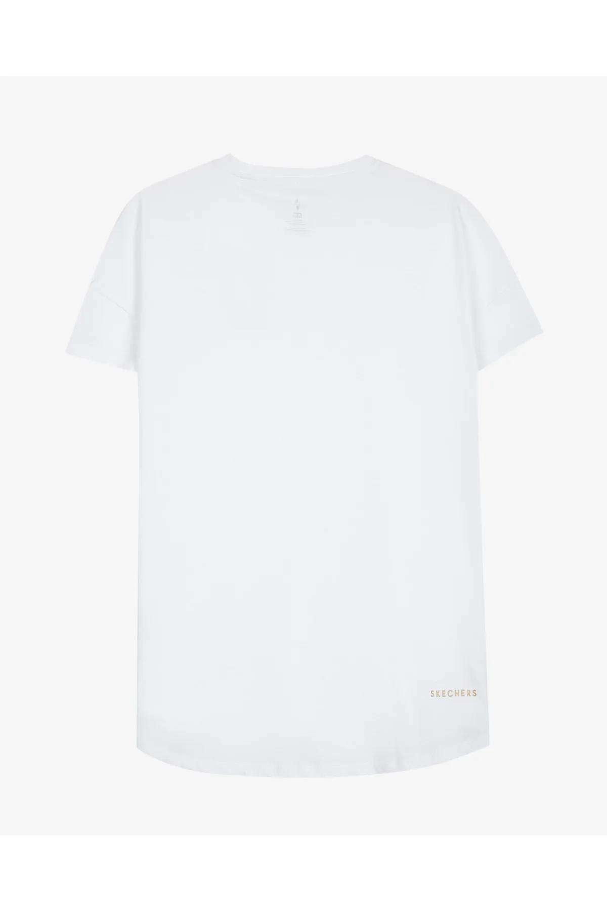 Skechers S221482-102 W Performance Tops Crew Neck Kadın Spor Tişört