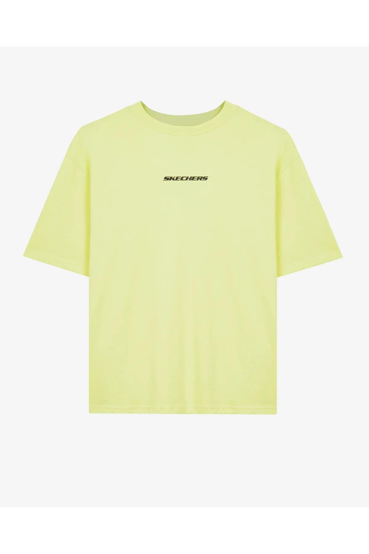 Skechers S232404-299 Graphic M Sleeve Erkek Spor Tişört