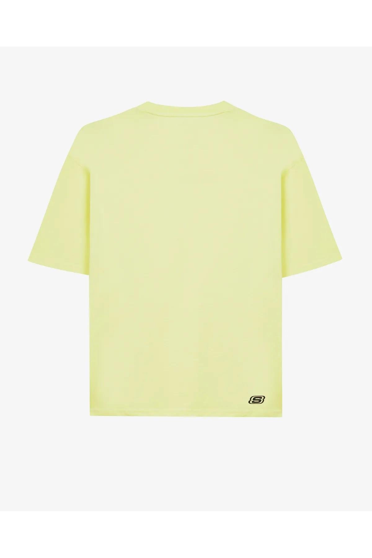 Skechers S232404-299 Graphic M Sleeve Erkek Spor Tişört