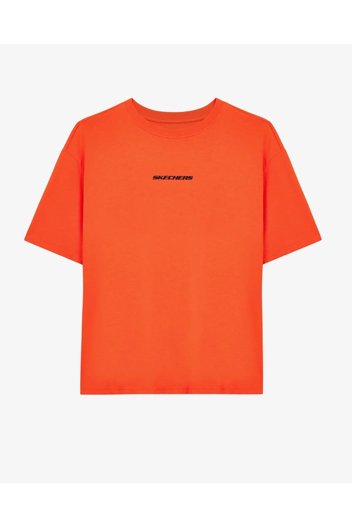 Skechers S232404-700 Graphic M Sleeve Erkek Spor Tişört