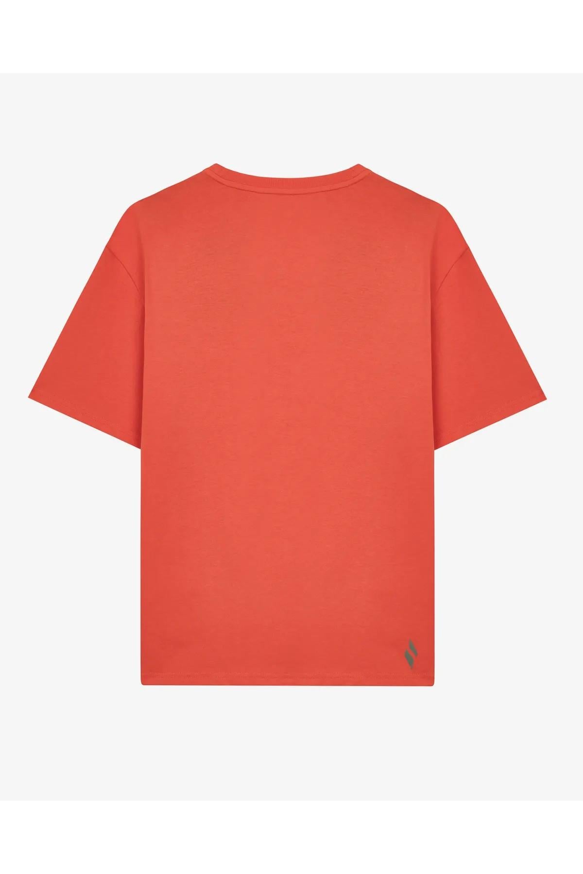 Skechers S241070-600 Graphic M Sleeve Erkek Spor Tişört