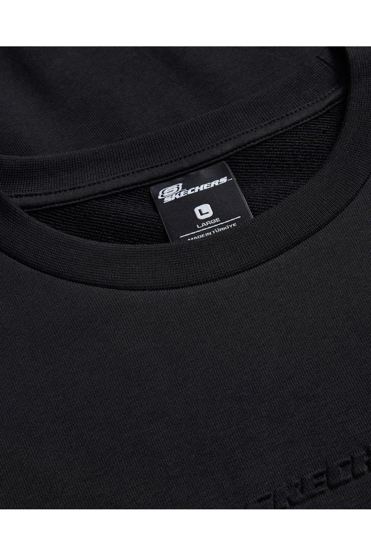 Skechers S242113-001 M Essential Crew Neck Erkek Sweatshirt