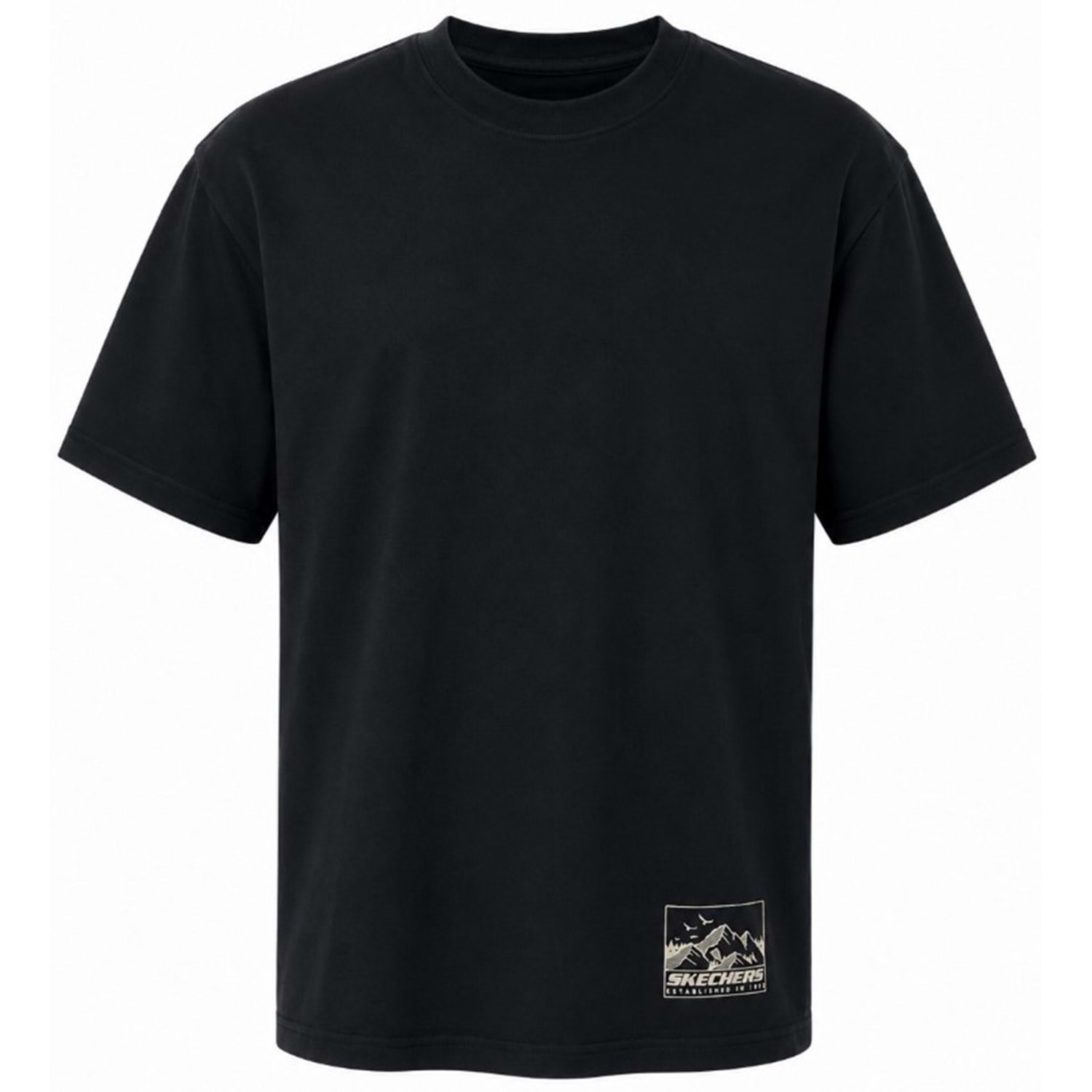 Skechers S2620057-3817 M Regular Box Logo Erkek Spor Tişört