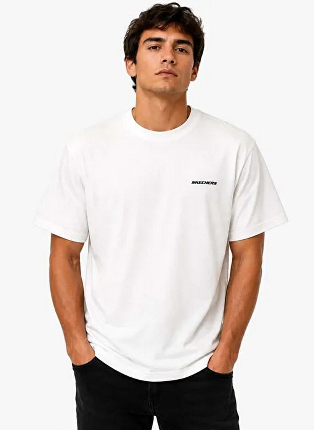 Skechers S2620191-3855 M Oversize Essential Heavy Erkek Spor Tişört