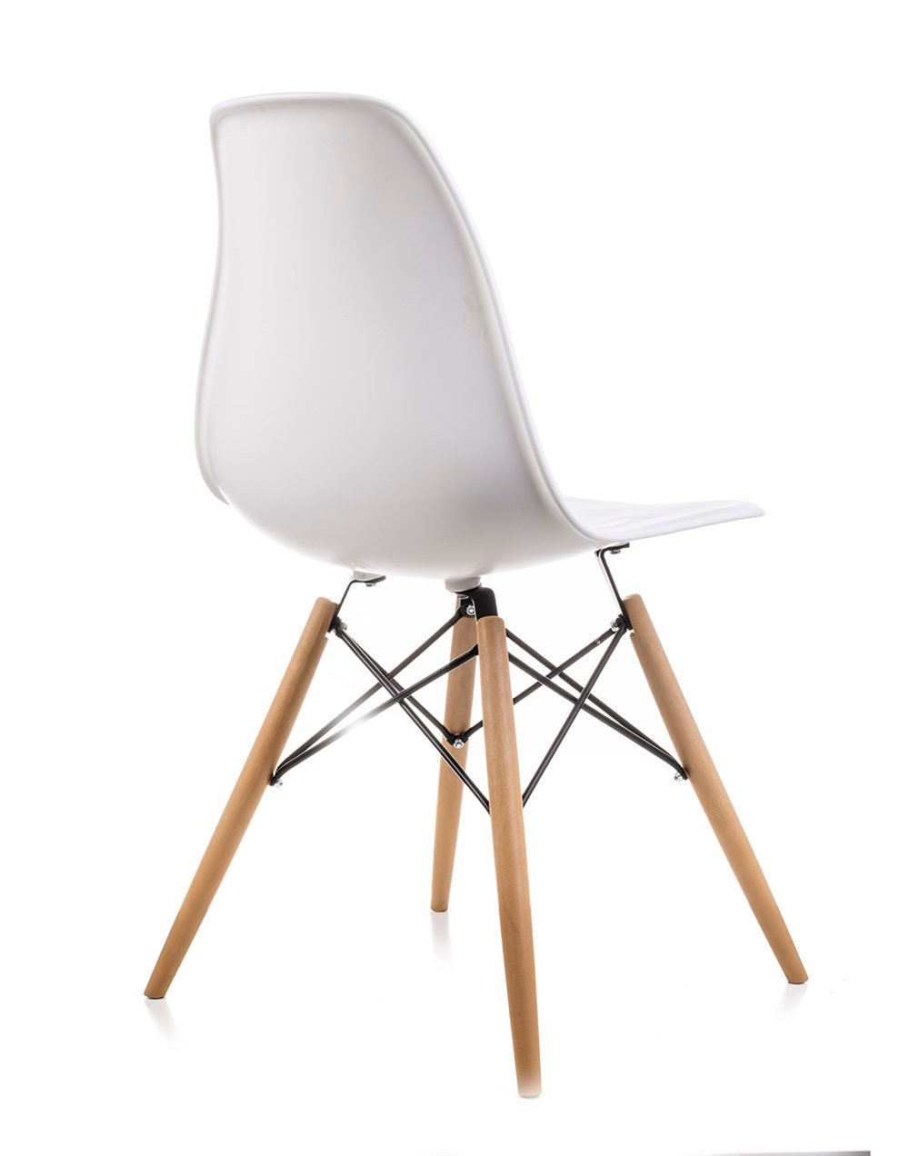2 Adet Beyaz Eames Sandalye