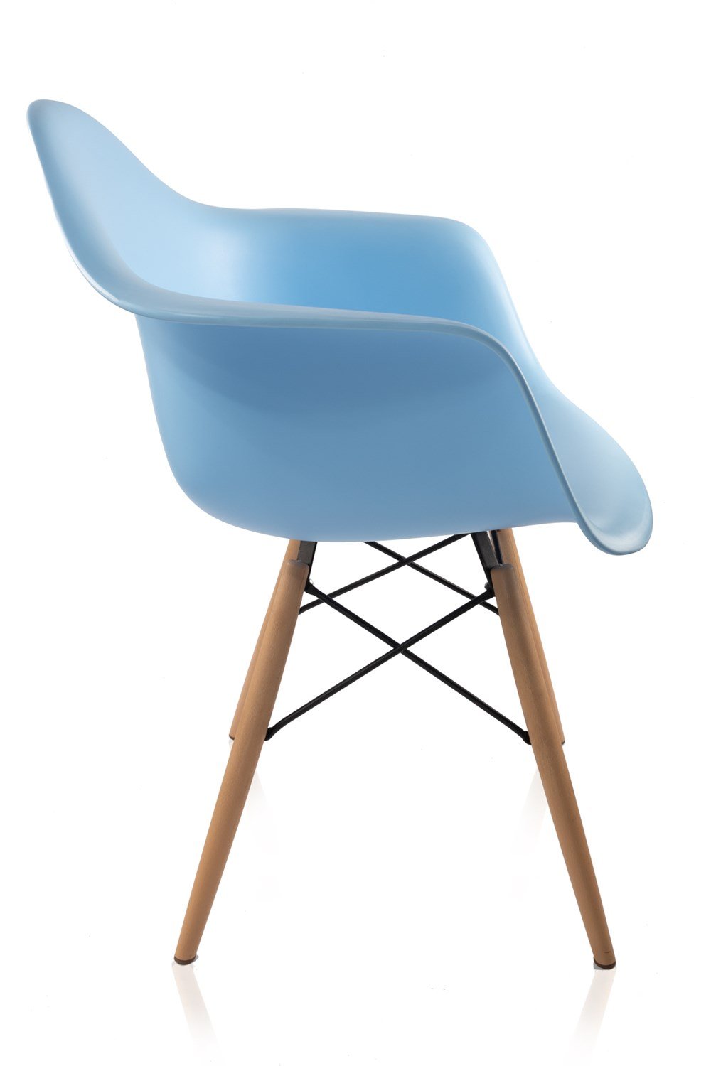 Kolçaklı Mavi Eames Sandalye
