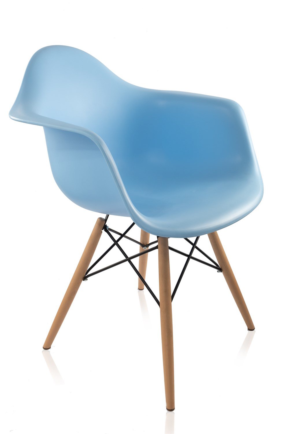 Kolçaklı Mavi Eames Sandalye