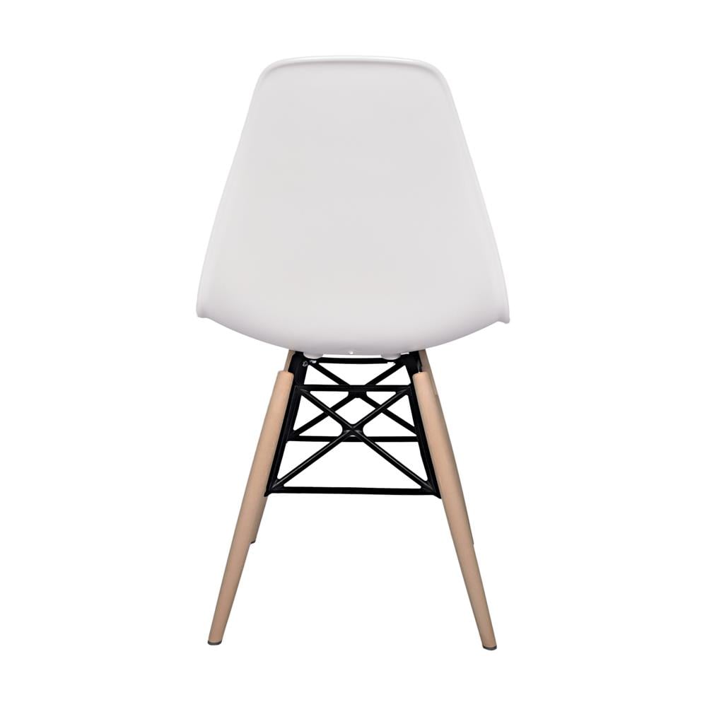 Mona Eames Plastik Kafesli Sandalye - Tekli Beyaz
