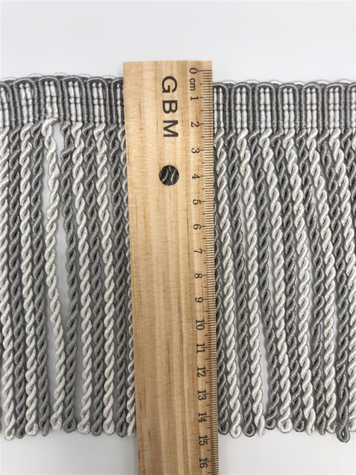 Füme & Gümüş Renk Bulyon Saçak (15cm)