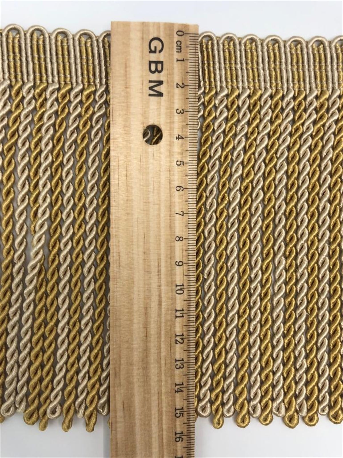 Gold & Kapiçino Renk Bulyon Saçak (15cm)