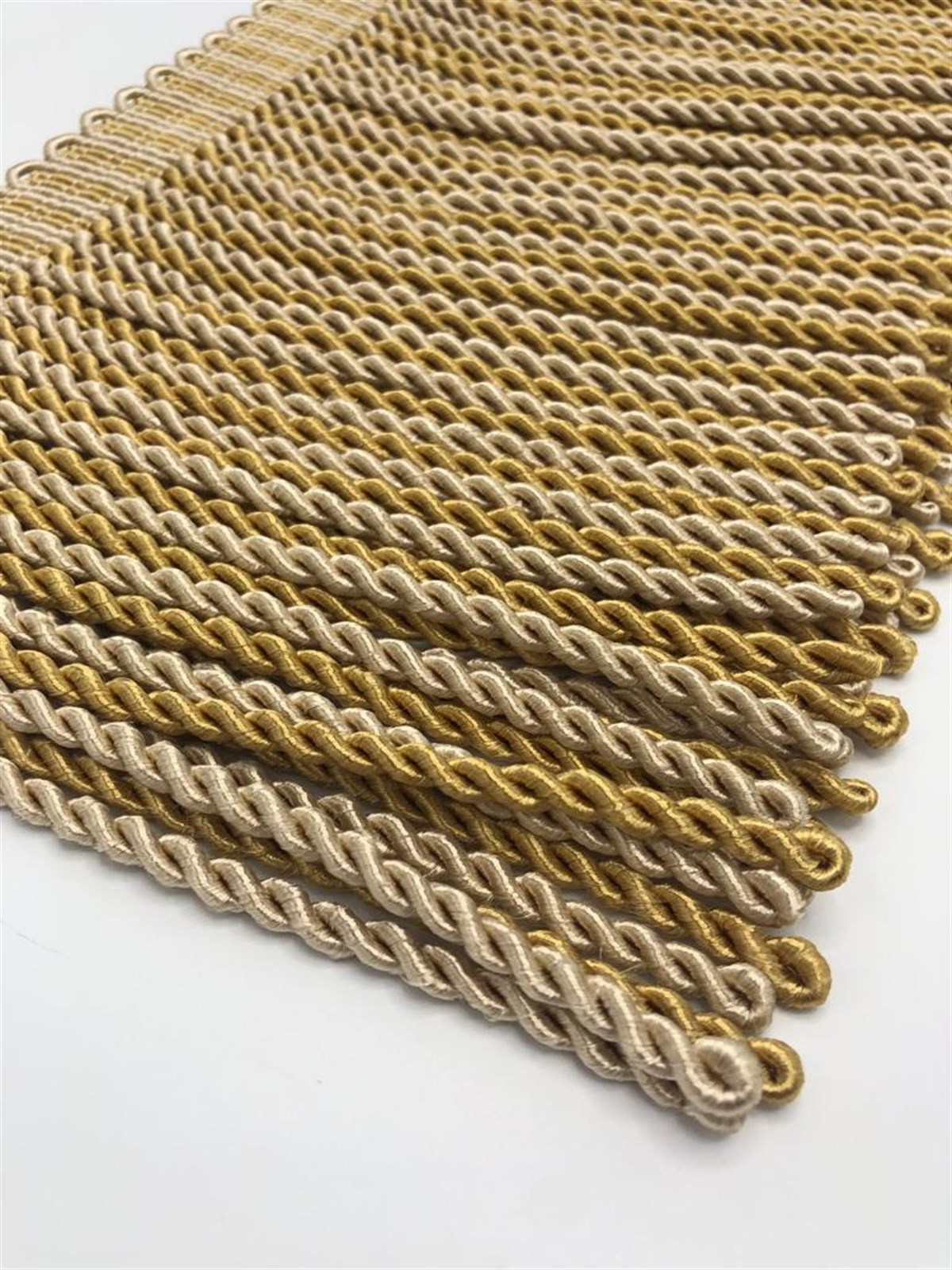 Gold & Kapiçino Renk Bulyon Saçak (15cm)