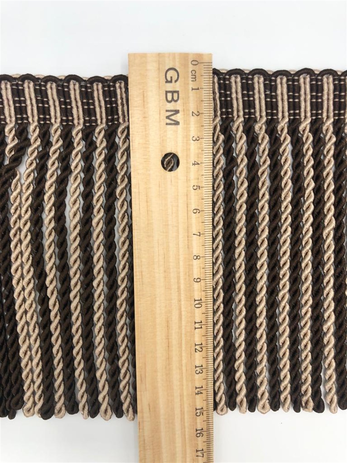 Kahve & Vizon Renk Bulyon Saçak (15cm)