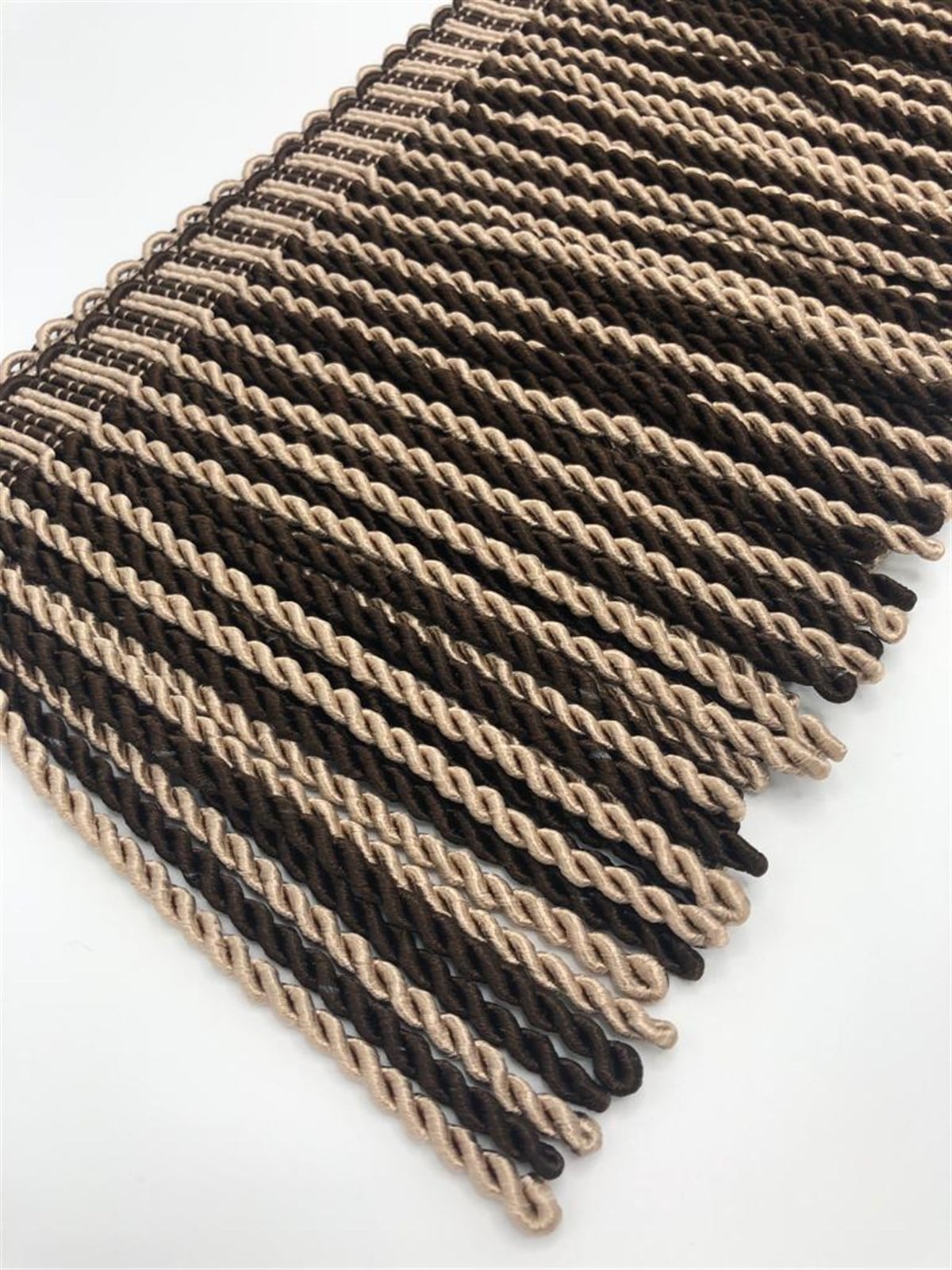 Kahve & Vizon Renk Bulyon Saçak (15cm)