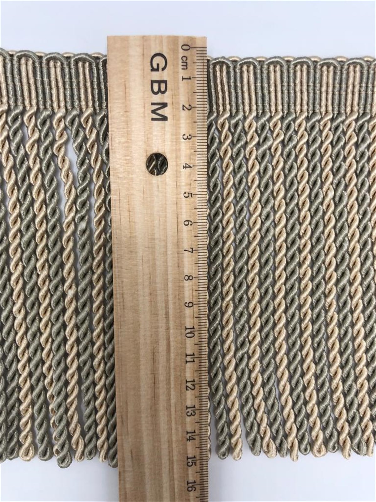 Kapiçino & Kum Yeşili Renk Bulyon Saçak (15cm)