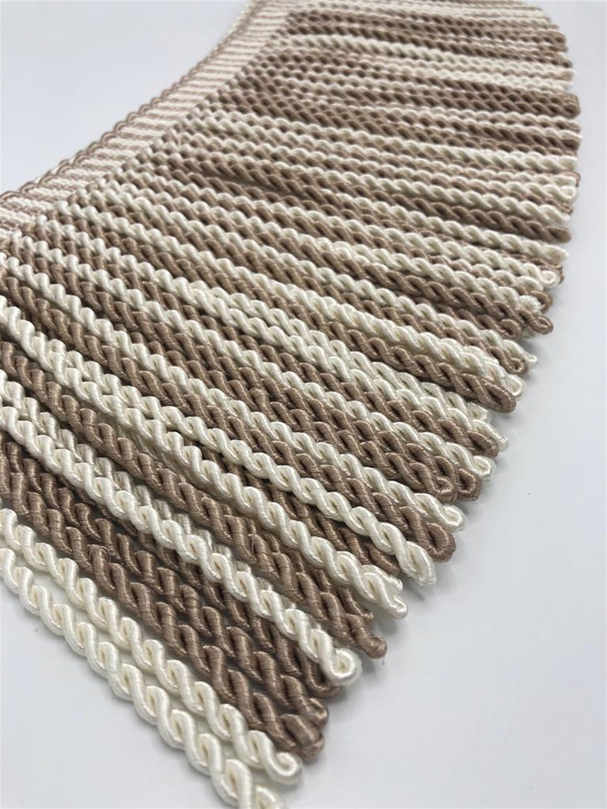 Krem & Vizon Renk Bulyon Saçak (15cm)