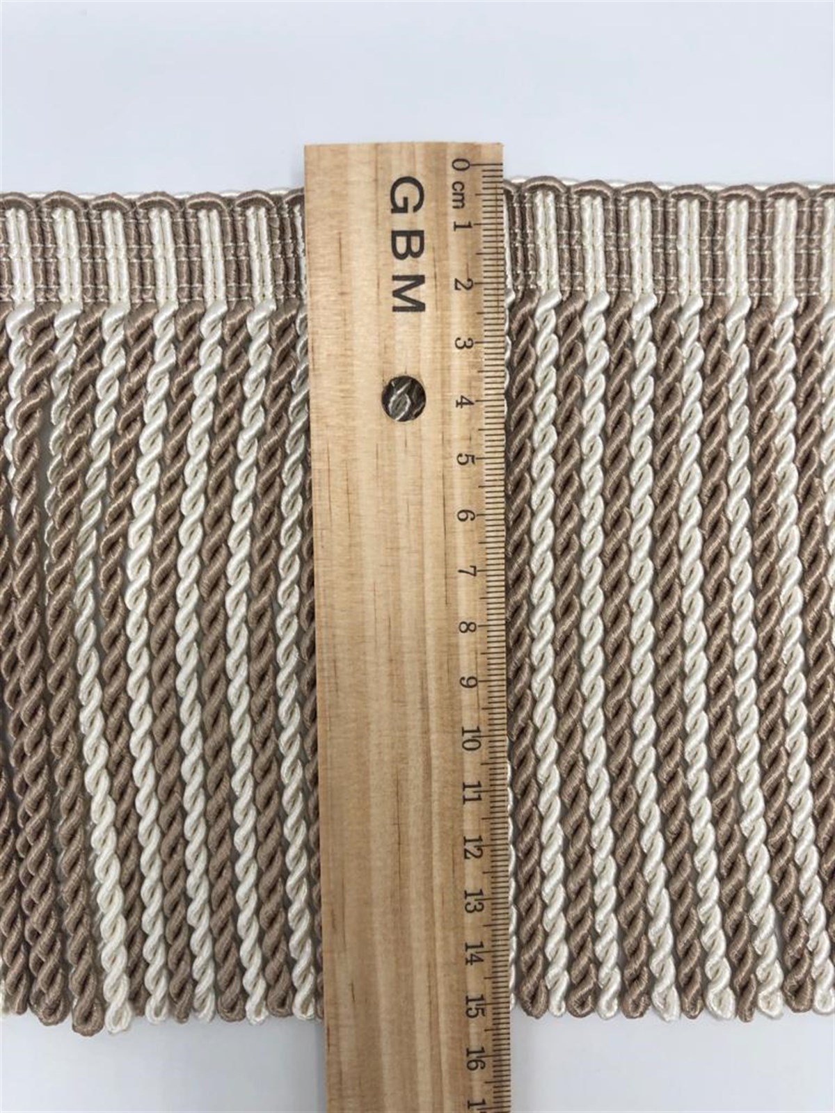 Krem & Vizon Renk Bulyon Saçak (15cm)