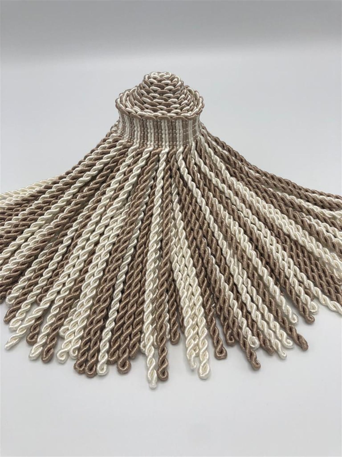 Krem & Vizon Renk Bulyon Saçak (15cm)
