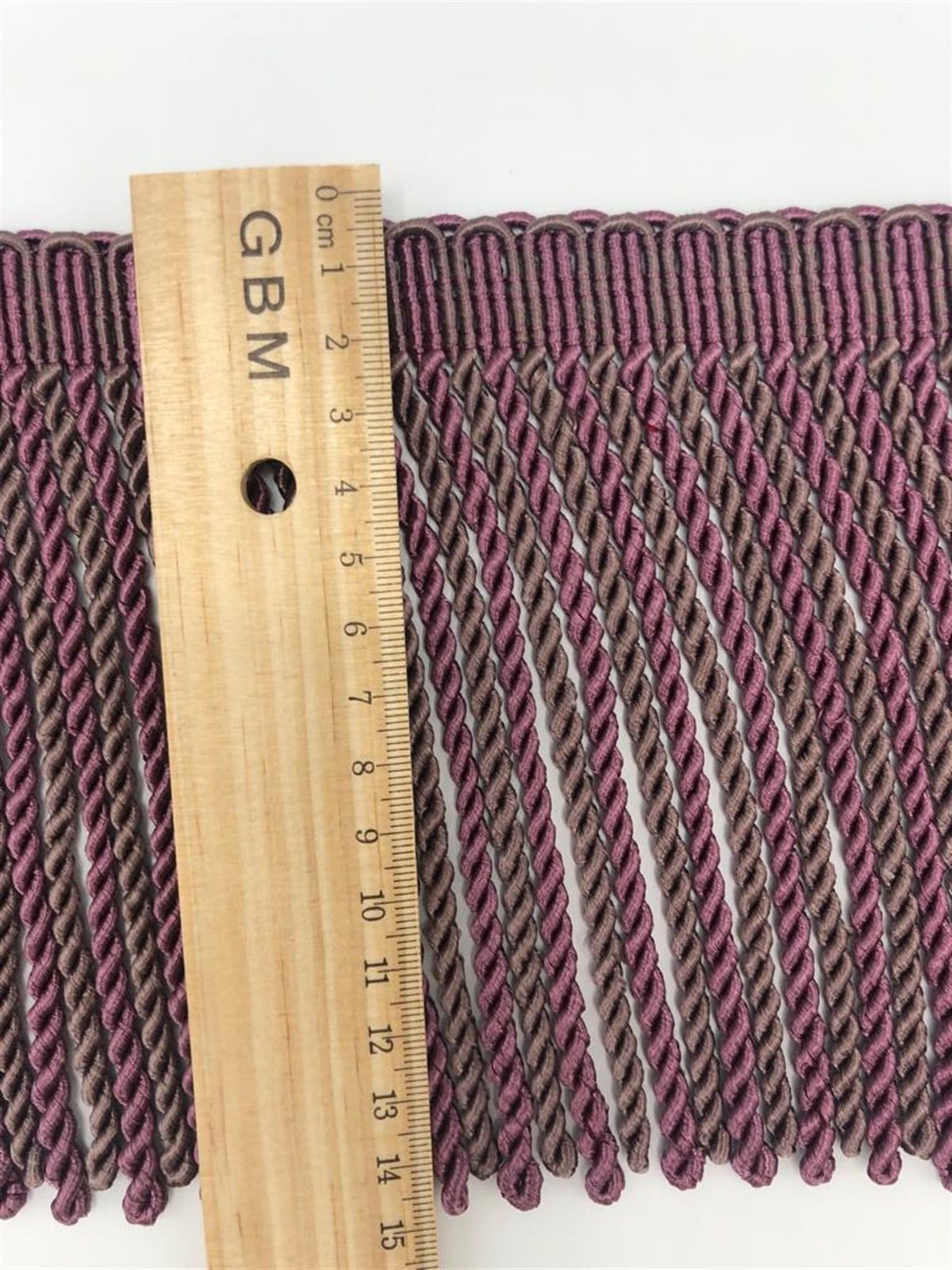 Mürdüm & Mor Renk Bulyon Saçak (15cm)