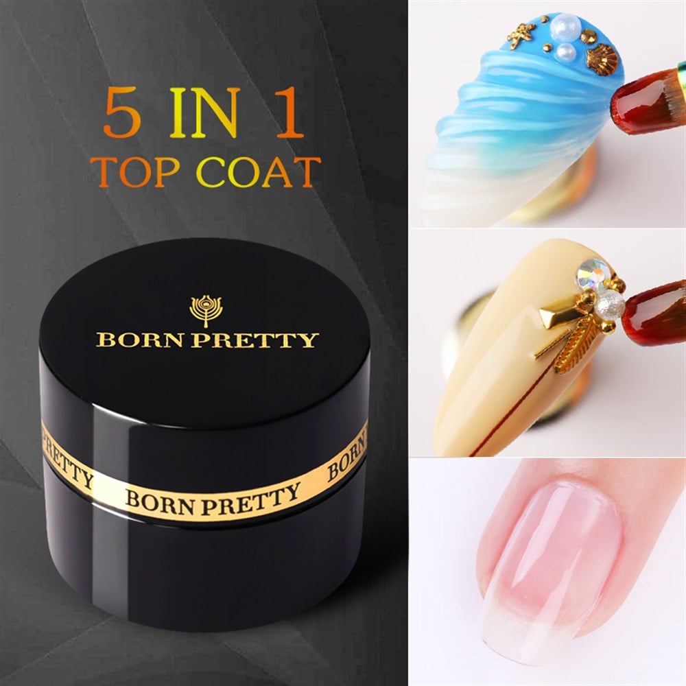 BORN PRETTY 5 in 1 TOP COAT 5 ml 
