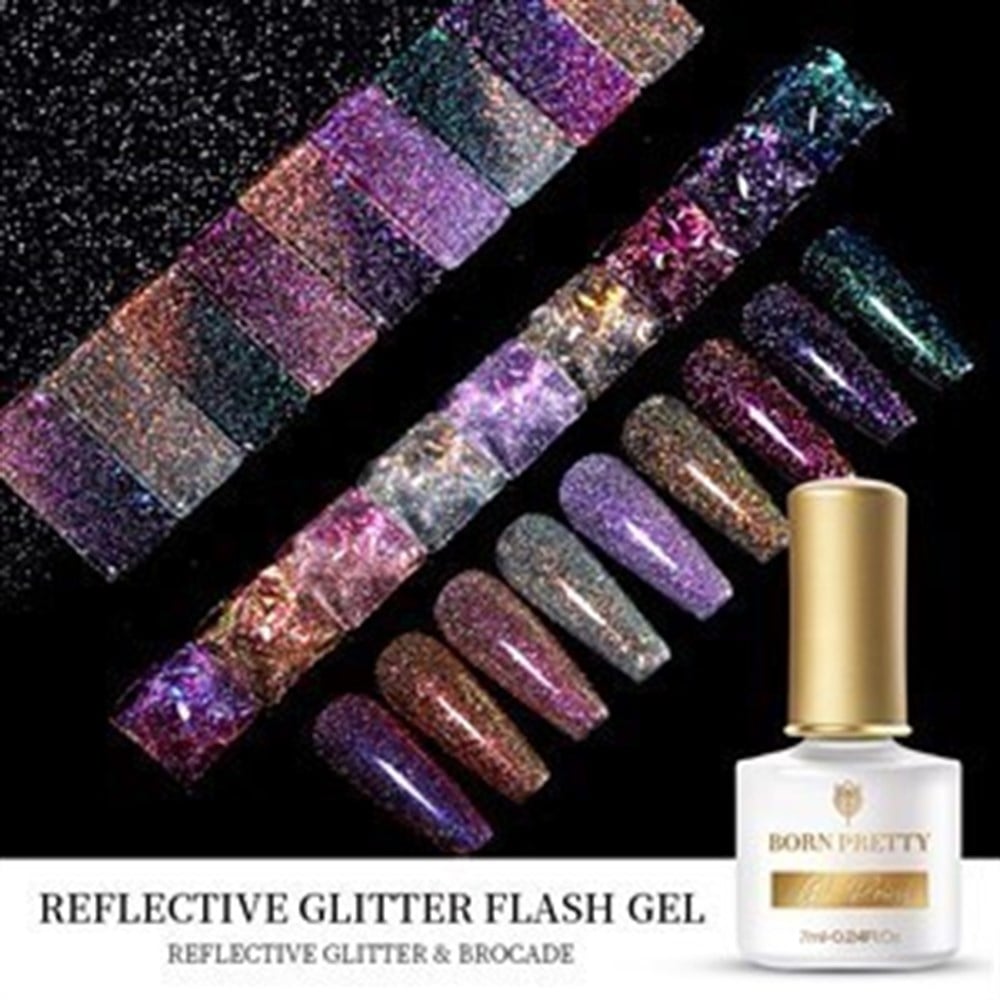 BORN PRETTY 7ML REFLECTIVE FLASH GEL ( REFLEKTÖRLÜ FLASH KALICI OJE ) RGF01