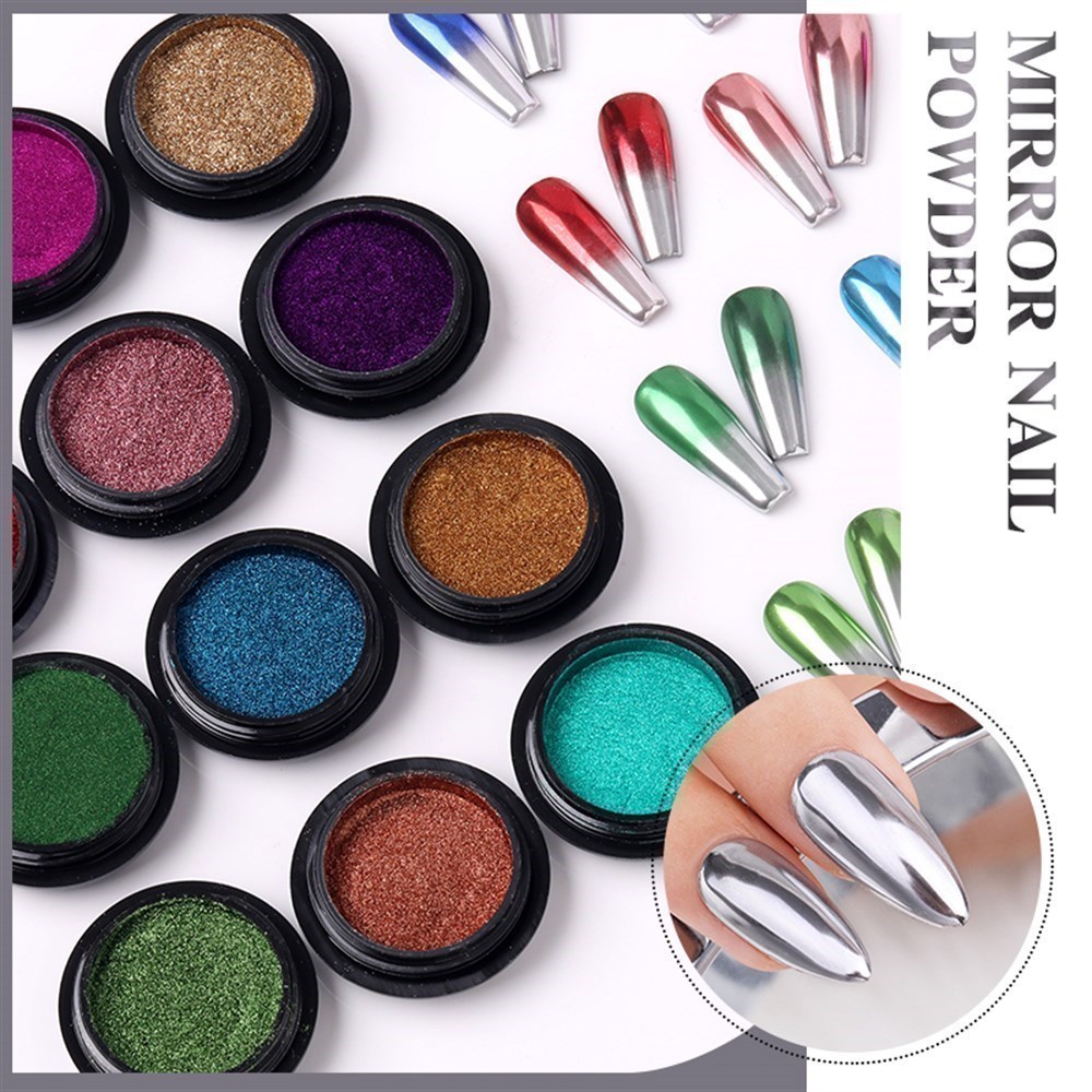 BORN PRETTY AYNA TOZU (CROME POWDER) 01 KOYU MAVİ