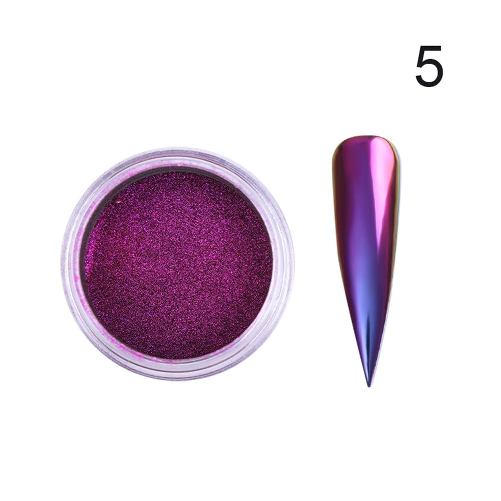 Born Pretty Chameleon Acrylic Crome Mirror Nail Powder (Bukalemun Krom tozu) 05