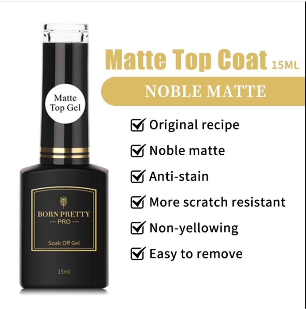 BORN PRETTY PRO 15 ML MAT TOP COAT 